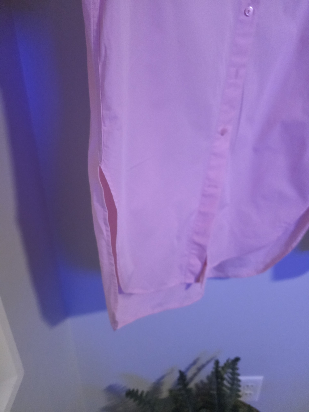 Babaton Light Pink Button-Up Shirt XS Classic Minimalist Blouse - Picture 3 of 9